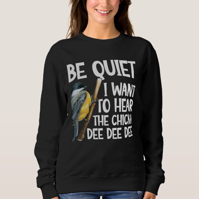 Sweatshirt Chickadee farci Animal Oiseau Observation Oiseau C (Devant)