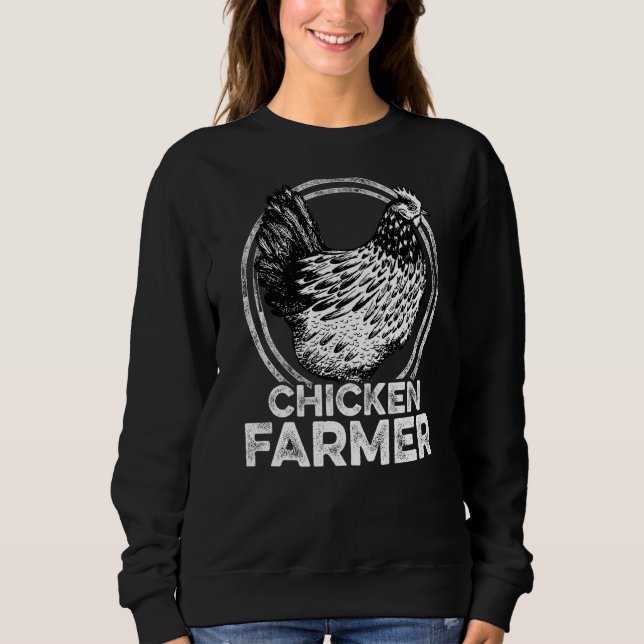 Sweatshirt Chicken Farmer Agriculture Agriculteur Farmer Farm (Devant)