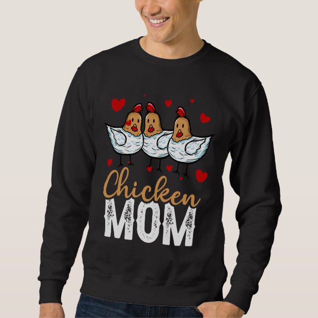 Sweatshirt Chicken Farmer Rooster Femme (Devant)