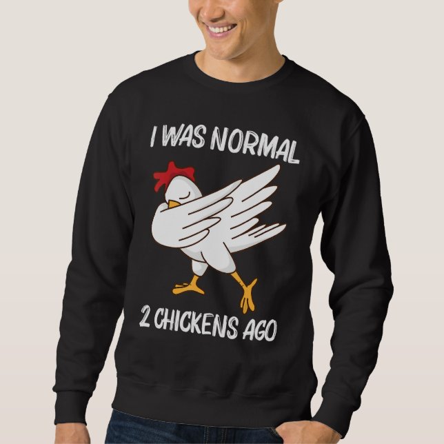 Sweatshirt Chicken For Men Women Poultry Rooster Egg (Devant)