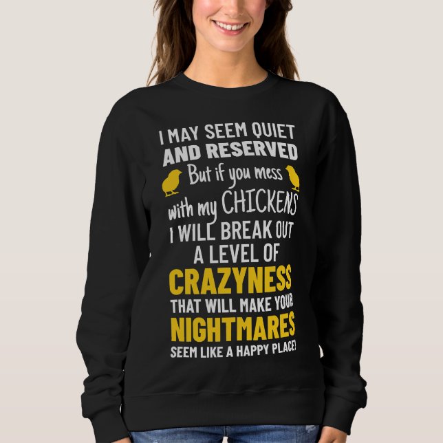 Sweatshirt Chicken Lover Farm (Devant)