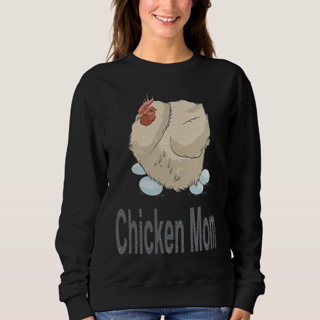 Sweatshirt Chicken Mom  Chicken Farming (Devant)