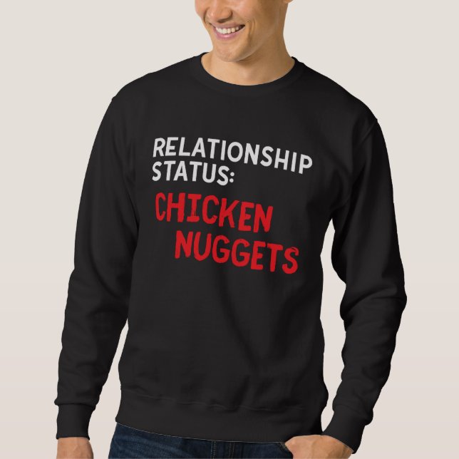 Sweatshirt Chicken Nugget Valentines Day  Nuggets  Boys Girls (Devant)