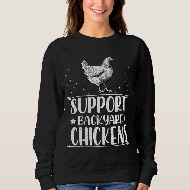 Sweatshirt Chicken Whisperer Poultry Chicken   (Devant)