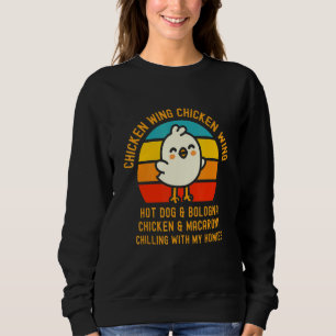Sweatshirt Chicken Wing Chicken Wing Hot Dog Et Bologne Todd