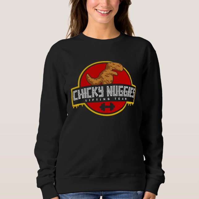 Sweatshirt Chicky Nuggies Lifting Team Chicken Nugget  Fitnes (Devant)
