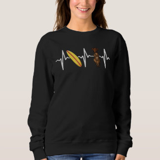 Sweatshirt Chien à battement de coeur de surf Plott