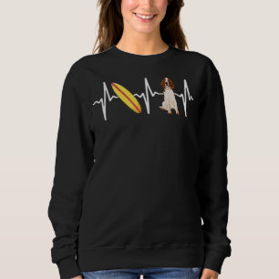 Sweatshirt Chien à battement de coeur en espagne Welsh Spring