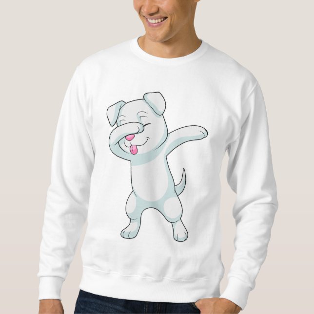 Sweatshirt Chien à Hip hop Dance Dab (Devant)