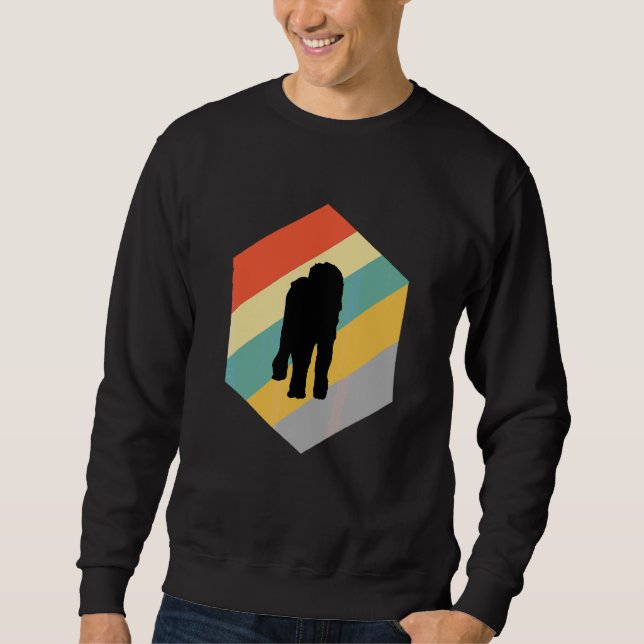 Sweatshirt Chien Armant Design Vintage (Devant)