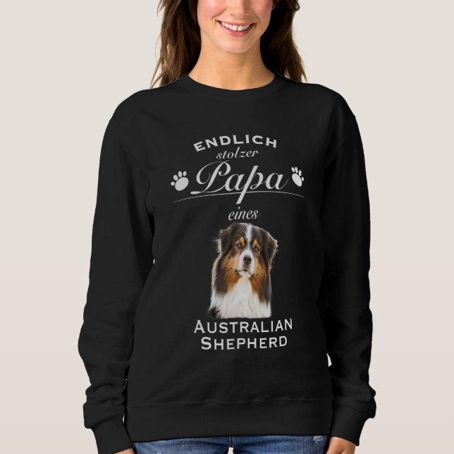 Sweatshirt Chien australien Aussie Shepherd (Devant)