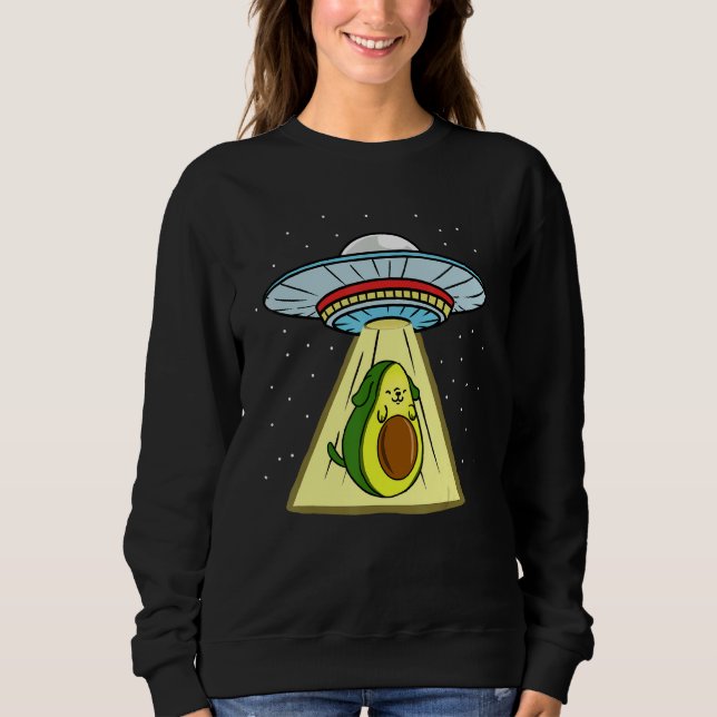 Sweatshirt Chien Avocado Ufo (Devant)