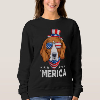 Sweatshirt Chien Beagle Avec Lunettes De Soleil Américain Dra