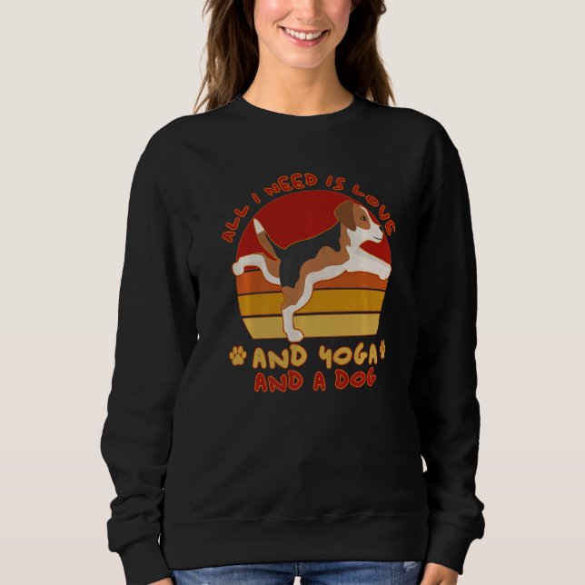 Sweatshirt Chien Beagle Chien Beagle Chien Chiot Propriétaire (Devant)