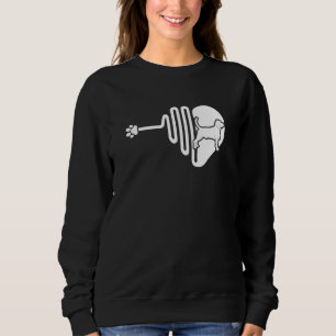 Sweatshirt Chien Beagle Patte Battement de coeur Propriétaire