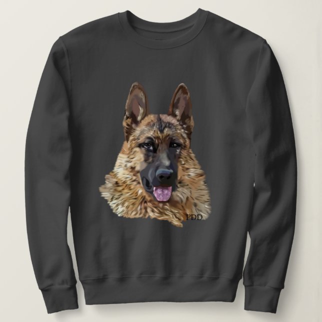 Sweatshirt Chien berger allemand (Design devant)