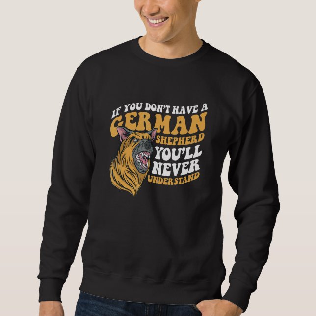 Sweatshirt Chien berger allemand (Devant)