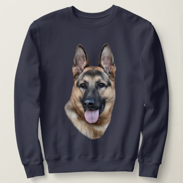 Sweatshirt Chien berger allemand (Design devant)