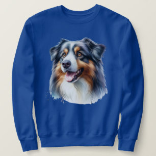 Sweatshirt Chien berger australien de trois couleurs