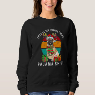 Sweatshirt Chien blanc Père Noël Reindeer Cool mignon Chien C