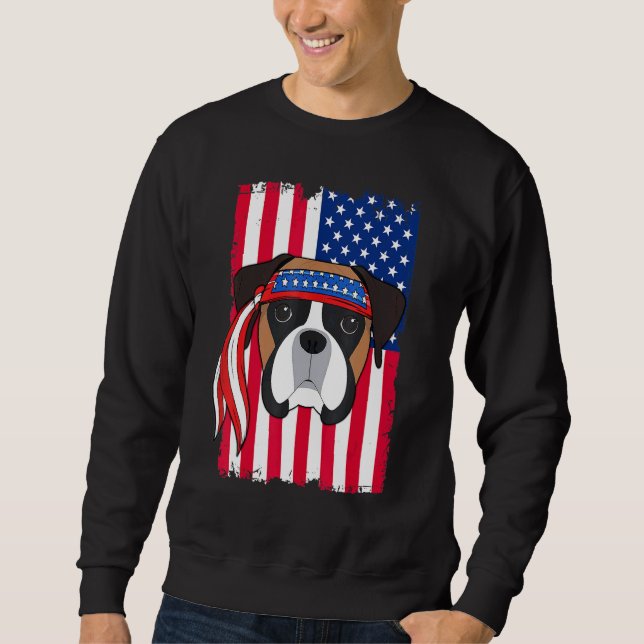 Sweatshirt Chien Boxer 2 (Devant)