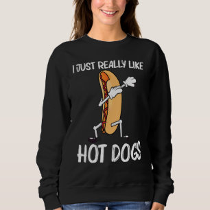 Sweatshirt Chien Chaud Cool Pour Hommes Femmes Bun Tranché No