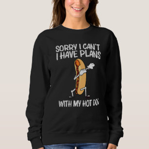 Sweatshirt Chien Chaud Cool Pour Hommes Femmes Pain Tranché P