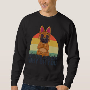 Sweatshirt Chien chien animal berger détendez-vous Yoga Belge