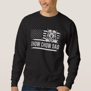 Sweatshirt Chien chow chow papa propriétaire de chien mélangé
