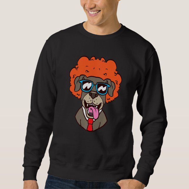 Sweatshirt Chien clown (Devant)