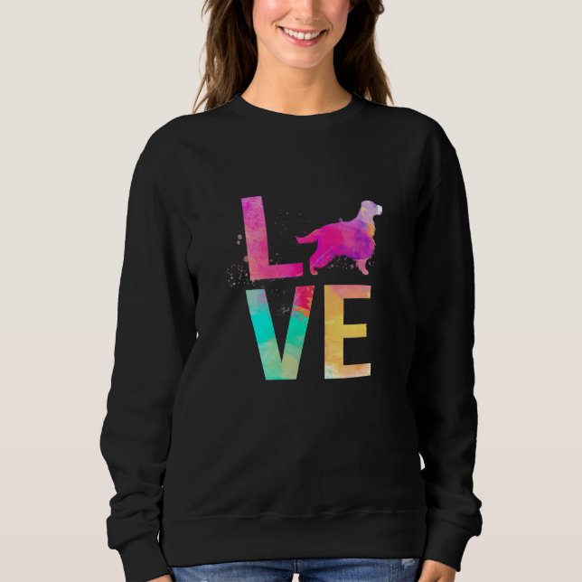Sweatshirt Chien coloré Maman Anglais Cocker Espagnol (Devant)