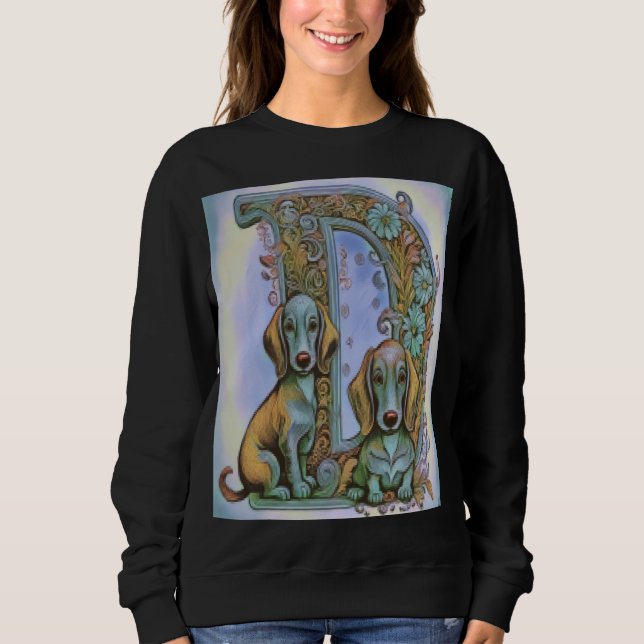 Sweatshirt Chien D, Alfabet (Devant)