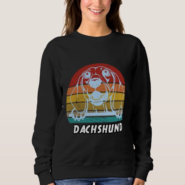 Sweatshirt Chien Dachshund (Devant)