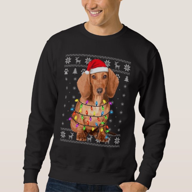 Sweatshirt Chien Dachshund 2 (Devant)
