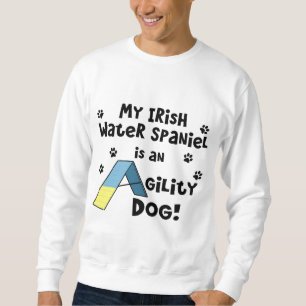 Sweatshirt Chien d'agilité d'épagneul d'eau irlandaise