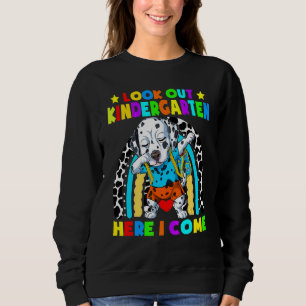 Sweatshirt Chien Dalmatien Mignon qui fait le dab Attention M