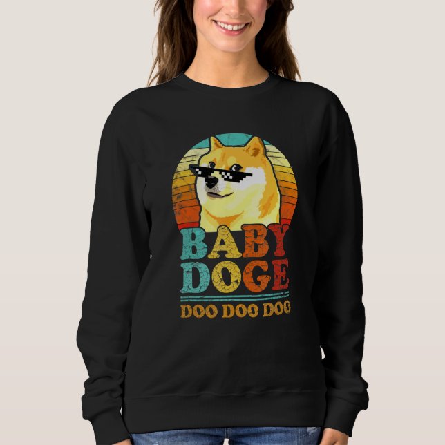 Sweatshirt Chien de bébé Doo Doo Doo Doo Doo Doo (Devant)