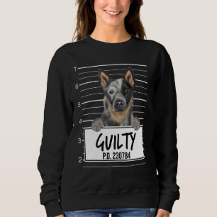 Sweatshirt Chien de bétail australien Mushot Guilty Dog