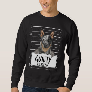 Sweatshirt Chien de bétail australien Mushot Guilty Dog