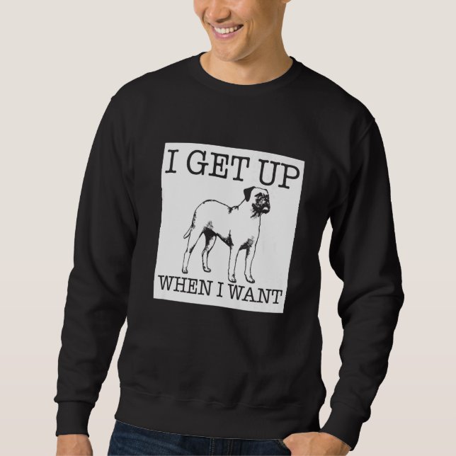 Sweatshirt Chien de boxe (Devant)