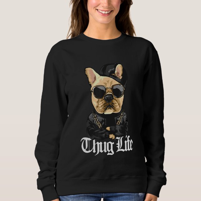 Sweatshirt Chien de Bulldogs anglais (Devant)