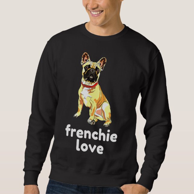 Sweatshirt Chien de Bulldogs Frenchy (Devant)