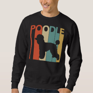 Sweatshirt Chien de caniche vintage