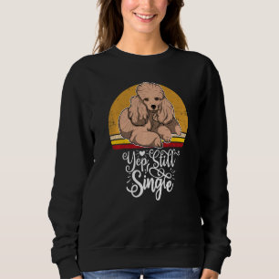 Sweatshirt Chien de caniche Vintage 12