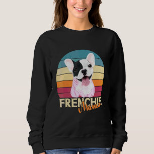 Sweatshirt Chien de Chien à Chien de couleur Français Maman F