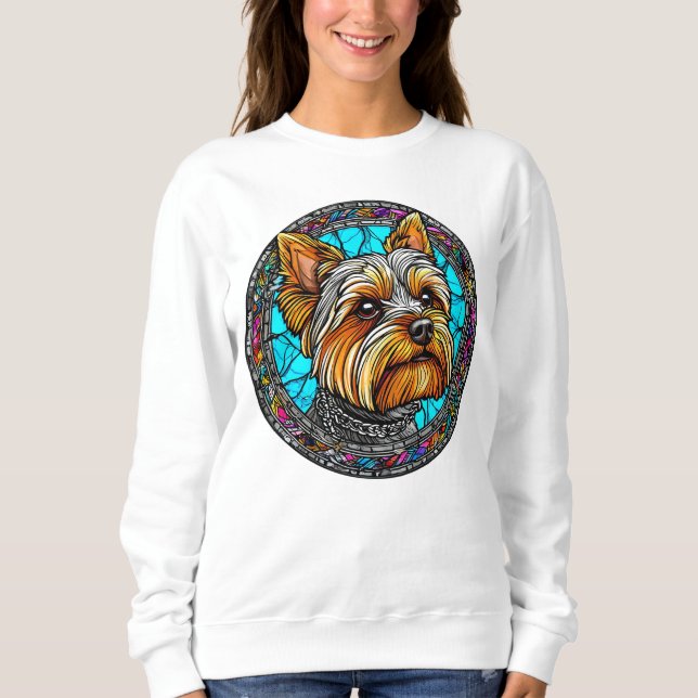 Sweatshirt Chien de dessin animé mignon (Devant)