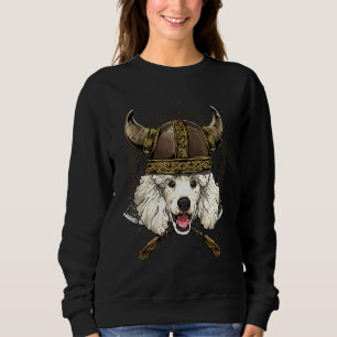 Sweatshirt Chien de la Renaissance Poodle Viking Pagan Norse