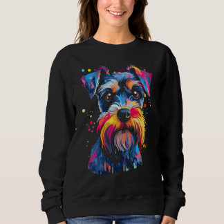 Sweatshirt Chien de Schnauzer fan de l'animal