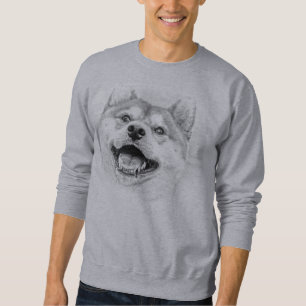 Sweatshirt Chien de sourire de Shiba Inu