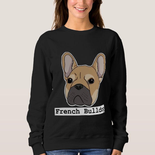 Sweatshirt Chien de taureau français (Devant)